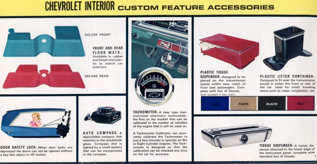 1965 Chevrolet Accessories Brochure Page 4